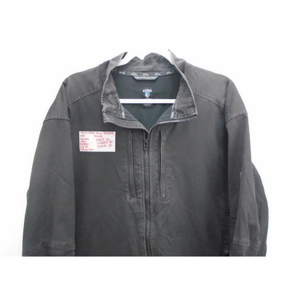 KUHL Kovert Mens Size 2XL Double Kross Moto Style Jacket Vtg Patina Fade Black - Picture 2 of 16
